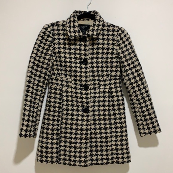 ann taylor houndstooth jacket